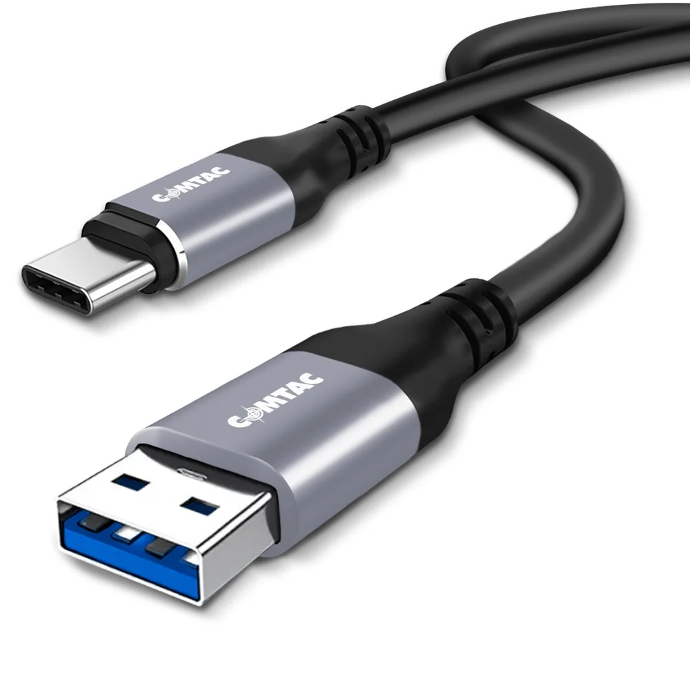 Imagem 2 de 2 do produto Cabo Usb-c Para Usb - 1 Metro - Usb 3.2 - Preto - Comtac 20129480