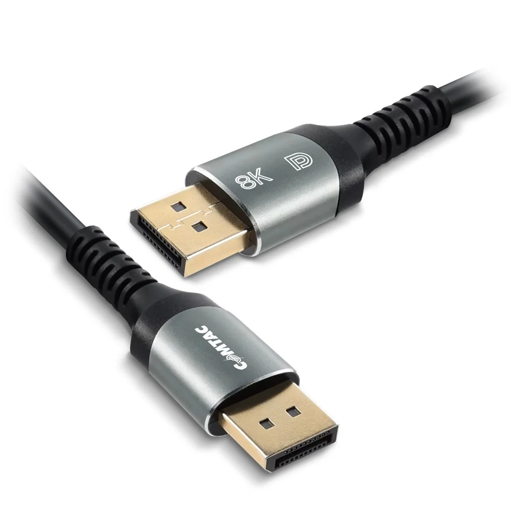 Imagem 3 de 3 do produto Cabo Displayport 1.4 - 2 Metros - Preto - Comtac 22129471