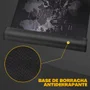 Mouse Pad Gamer Pad Profissional Premium, Com Borda Costurada 700x350x3. Mapa Mundi, Preto