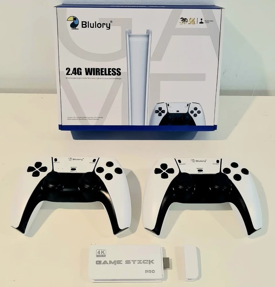 Imagem 3 de 4 do produto Console Game Stick M15 4k 3d 64gb +4000 Jogos R36s K5 X12