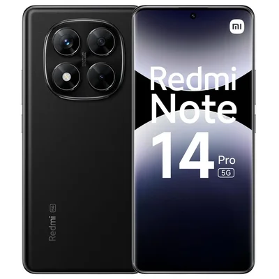 Celular Xiaomi Redmi Note 14 Pro 256gb 8GB Ram 4g 120hz 5500mah Câmera 200mp Com Ia Preto.