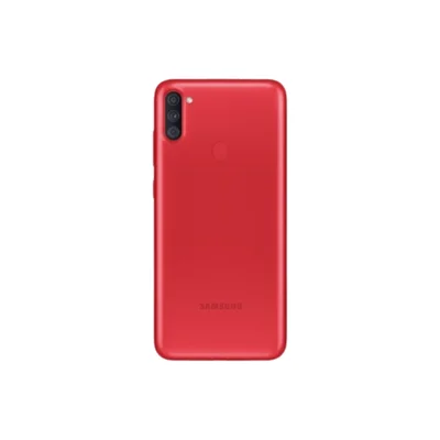 Tampa Traseira Do Samsung Galaxy A11   Vermelho