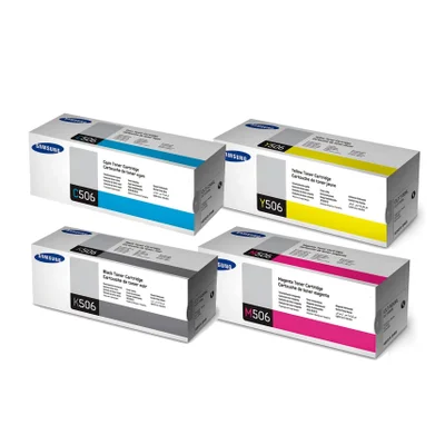 Kit 4 Toners Originais Samsung | CLP-680 CLX-6260 | CLT-K506L CLT-C506L CLT-M506L CLT-Y506L | PRETO CIANO AMARELO MAGENTA