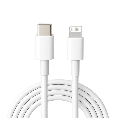 Cabo Usb-c Para Iphone Lightning 1m - Carga Rápida 20w Pd E Dados - Branco
