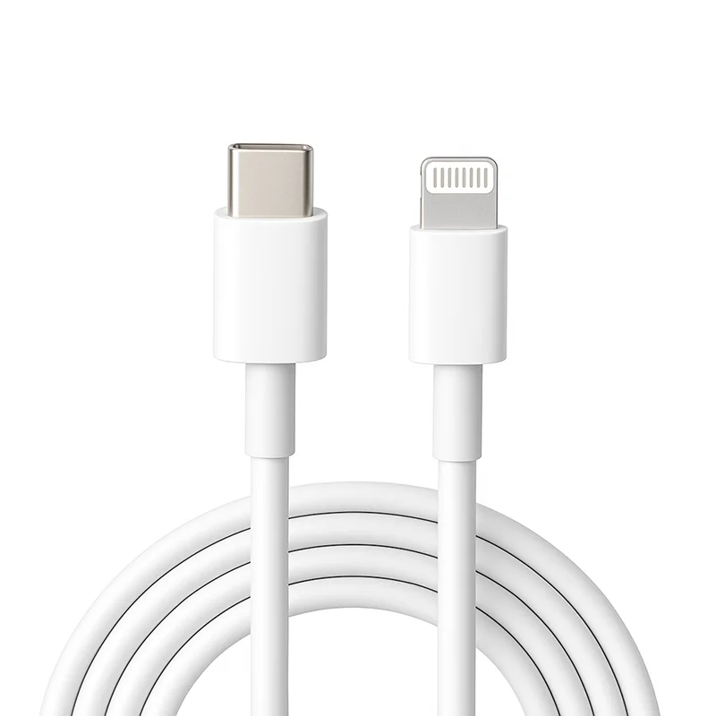 Cabo Usb-c Para Iphone Lightning 1m - Carga Rápida 20w Pd E Dados - Branco