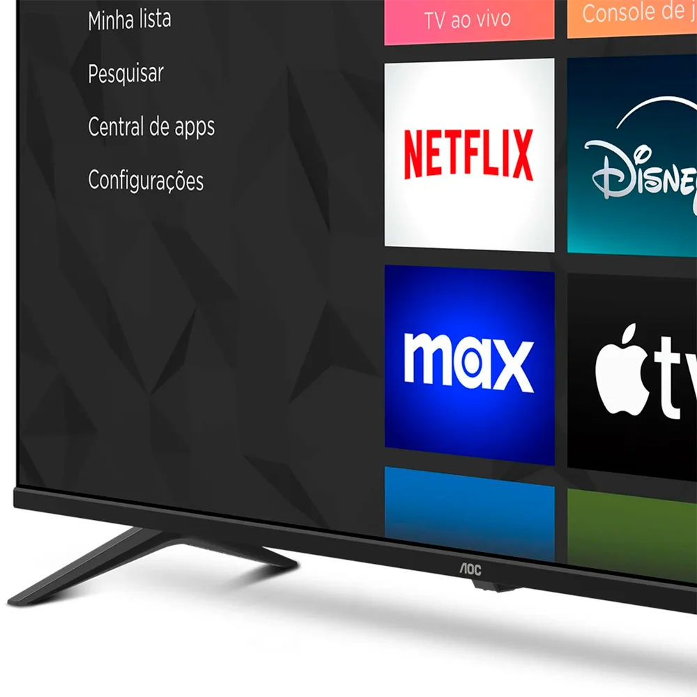 Imagem 5 de 5 do produto Smart Tv 55", Aoc, 4k Uhd, Roku, Hdr10, Wi-fi - 55u7045/78g