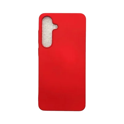 Capa Samsung S24 Silicone Aveludada Capinha Colorida Capinha Anti Impacto Cor:vermelho
