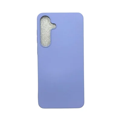 Capa Samsung S24 Plus  Silicone Aveludada Capinha Colorida Capinha Anti Impacto Cor:lilás