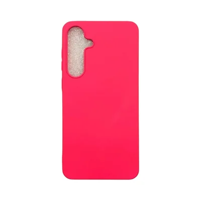 Capa Samsung  S24 Ultra Silicone Aveludada Capinha Colorida Capinha Anti Impacto Cor:rosa Shock