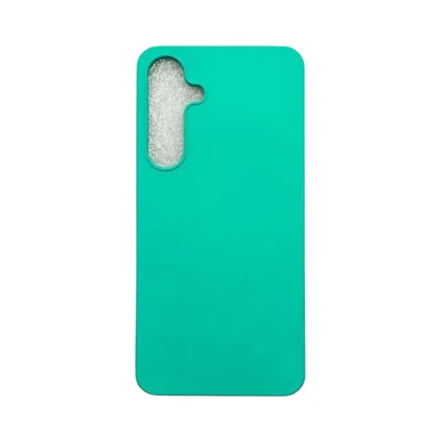 Capa Samsung  S24 Plus  Silicone Aveludada Capinha Colorida Capinha Anti Impacto Cor:verde Água