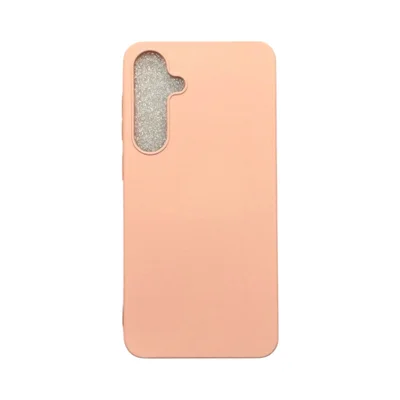 Capa Samsung S24 Silicone Aveludada Capinha Colorida Capinha Anti Impacto Cor:nude
