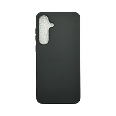 Capa Samsung S24  Silicone Aveludada Capinha Colorida Capinha Anti Impacto Cor:preto