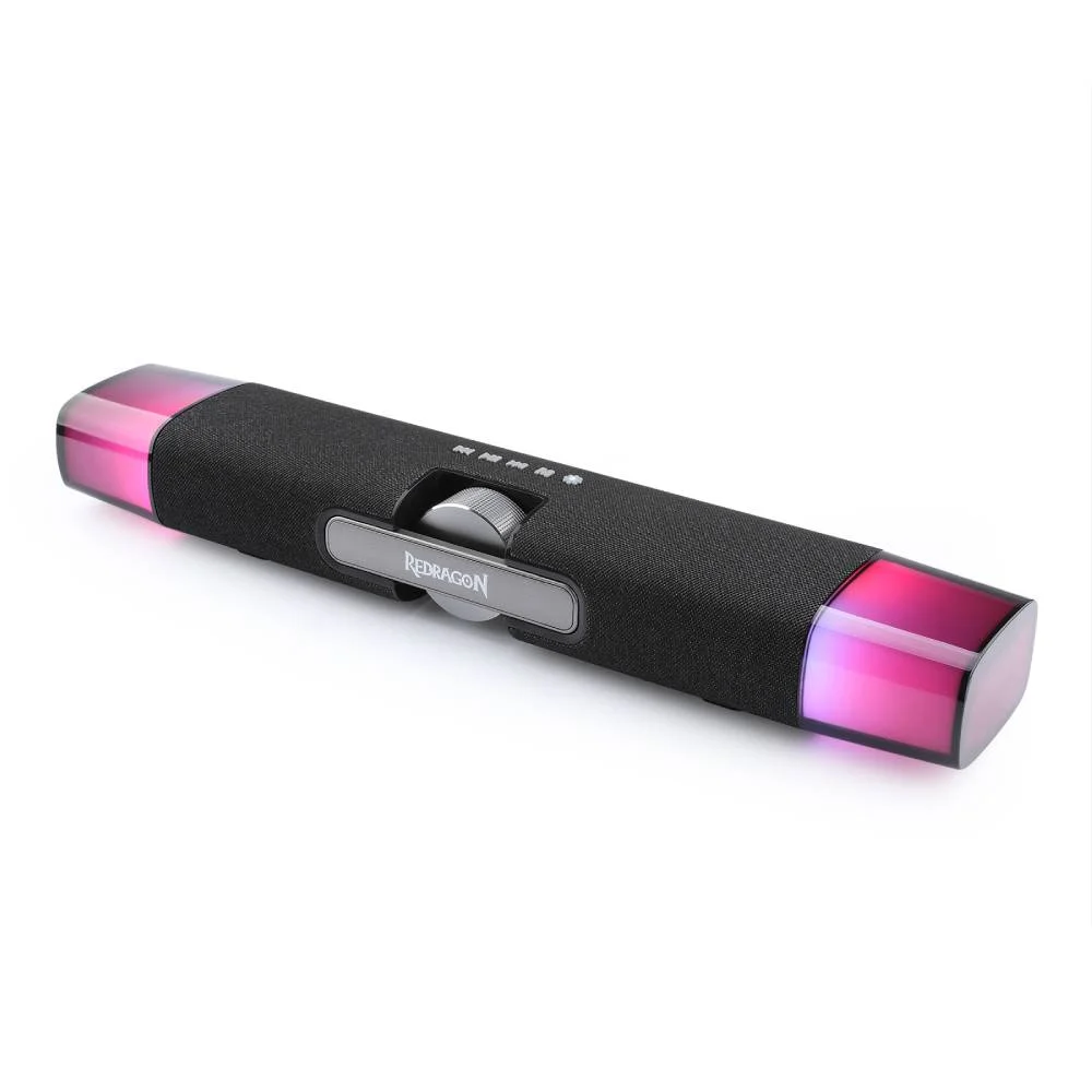 Imagem 3 de 5 do produto Soundbar Gamer Redragon Dora Gs512 RGB Usb-c Bluetooth 5.0 - Preto