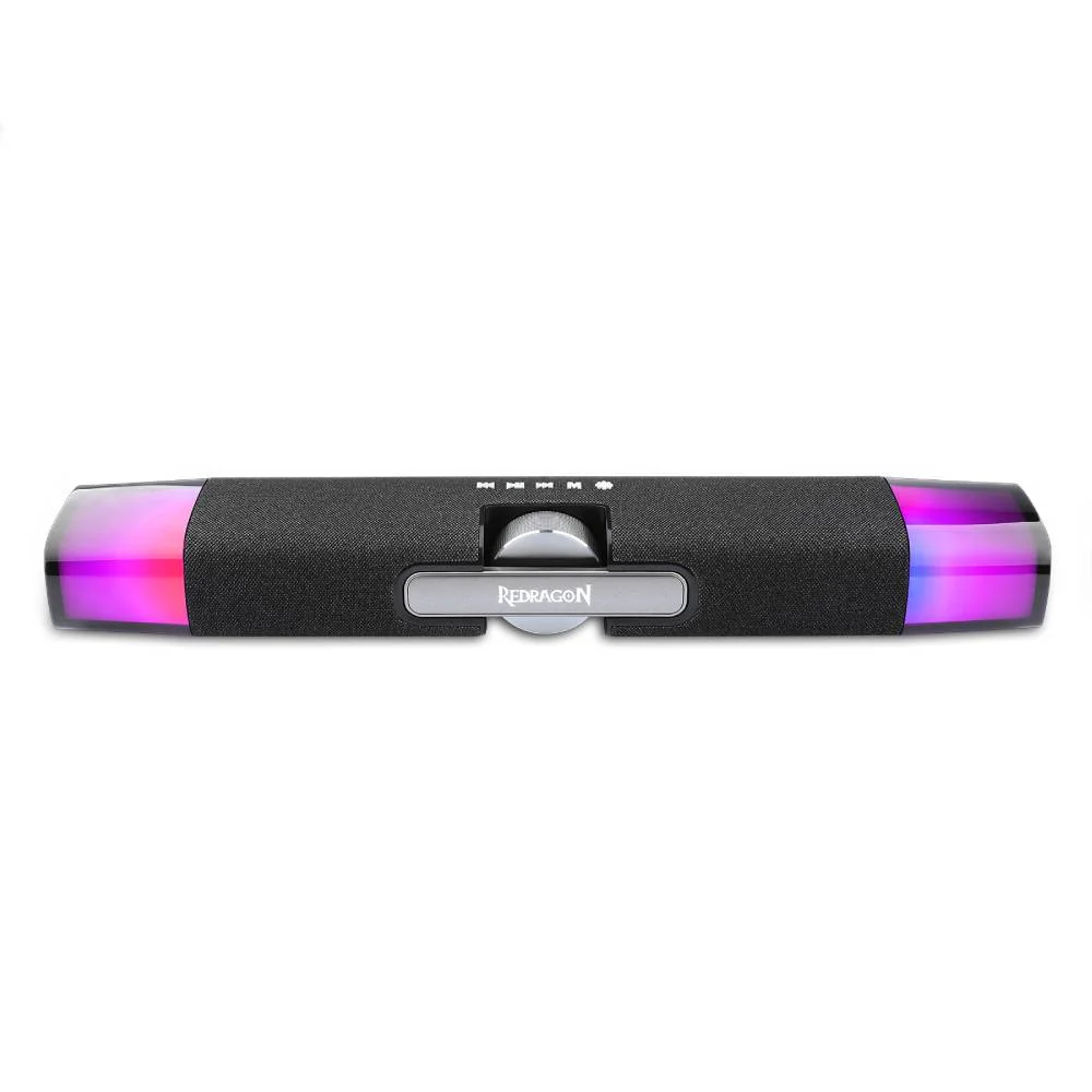 Imagem 4 de 5 do produto Soundbar Gamer Redragon Dora Gs512 RGB Usb-c Bluetooth 5.0 - Preto