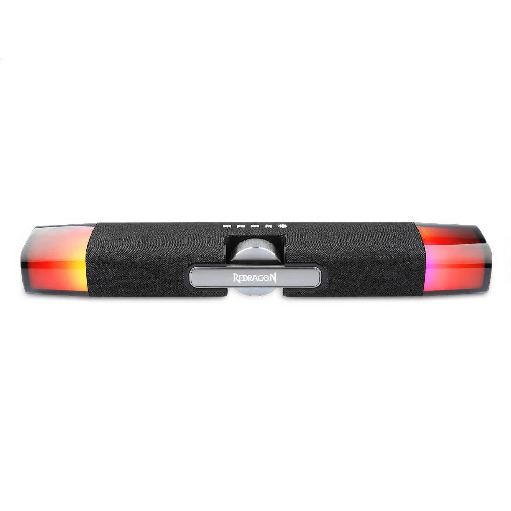 Imagem 5 de 5 do produto Soundbar Gamer Redragon Dora Gs512 RGB Usb-c Bluetooth 5.0 - Preto