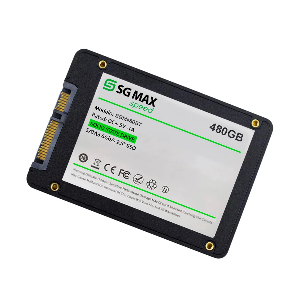 Imagem 3 de 4 do produto SSD  480GB 2.5 Sata 3 560mbs Leit 520mbs Grav Sgm480st Sgmax