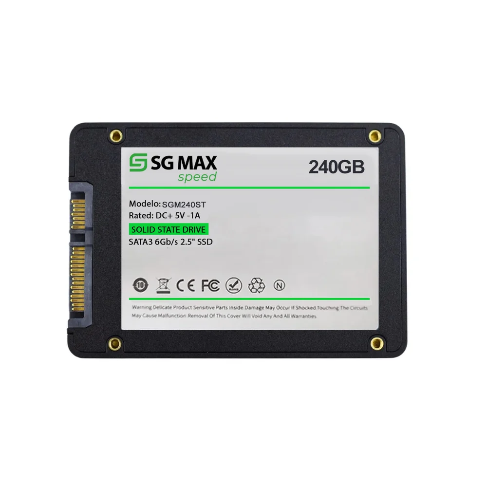 Imagem 3 de 4 do produto SSD  240GB 2.5 Sata 3 560mbs Leit 520mbs Grav Sgm240st Sgmax