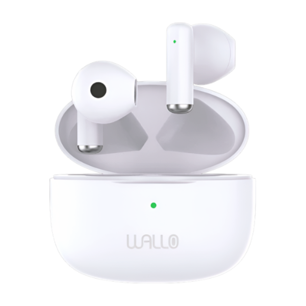 Fone Bluetooth Sem Fio Tws Wireless Wallo T21 Cor Branco