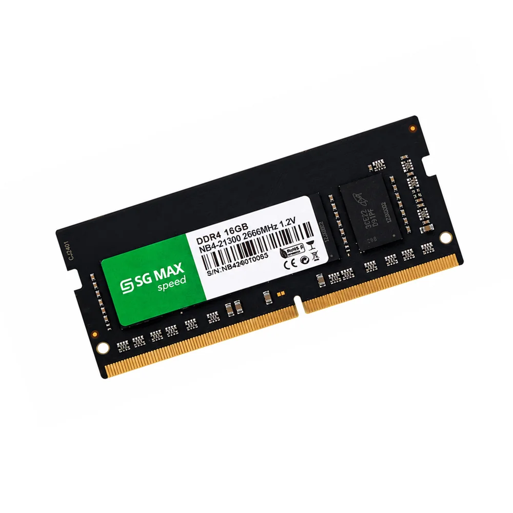 Imagem 3 de 4 do produto Memoria Notebook 16gb Ddr4 2666 Cl19 1.2v Soddim Sgm16gl2666cl19nb Sgmax