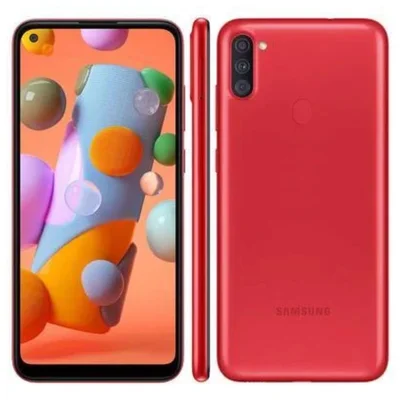 Usado: Samsung A11 64 Gb Vermelho - Muito Bom