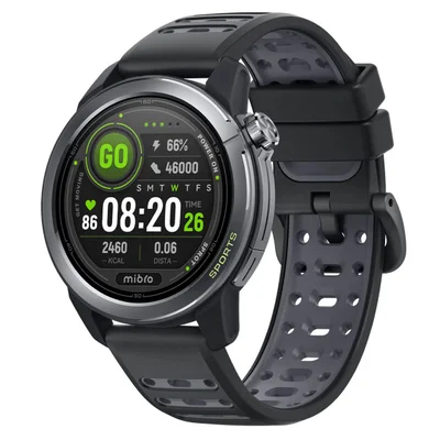 Smartwatch Mibro Gs Active 2, Gps Integrado, Conexão Strava, Natação 5atm Xpaw024 - Cinza Escuro
