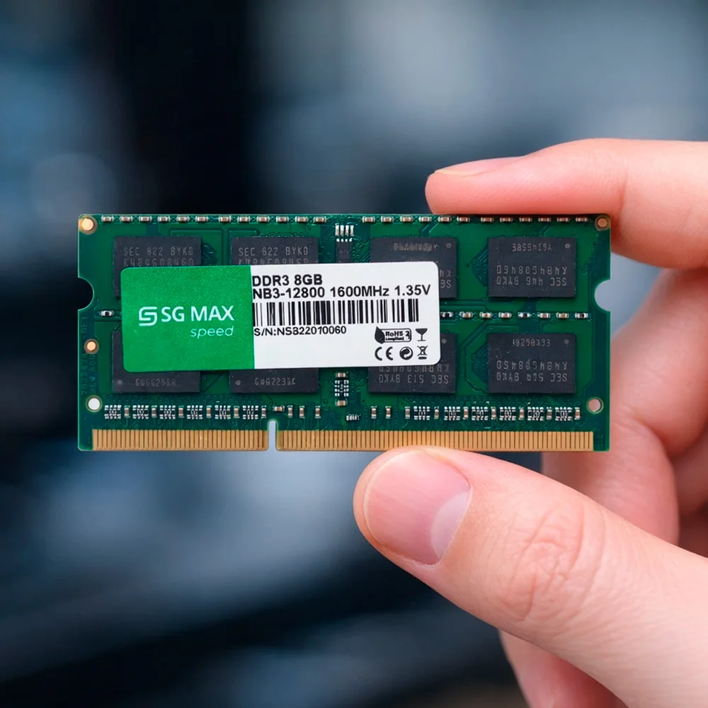 Imagem 4 de 5 do produto Memoria Notebook   8GB Ddr3l 1600 Cl 11 1.35v Soddim Sgm8gl1600cl11nb Sgmax