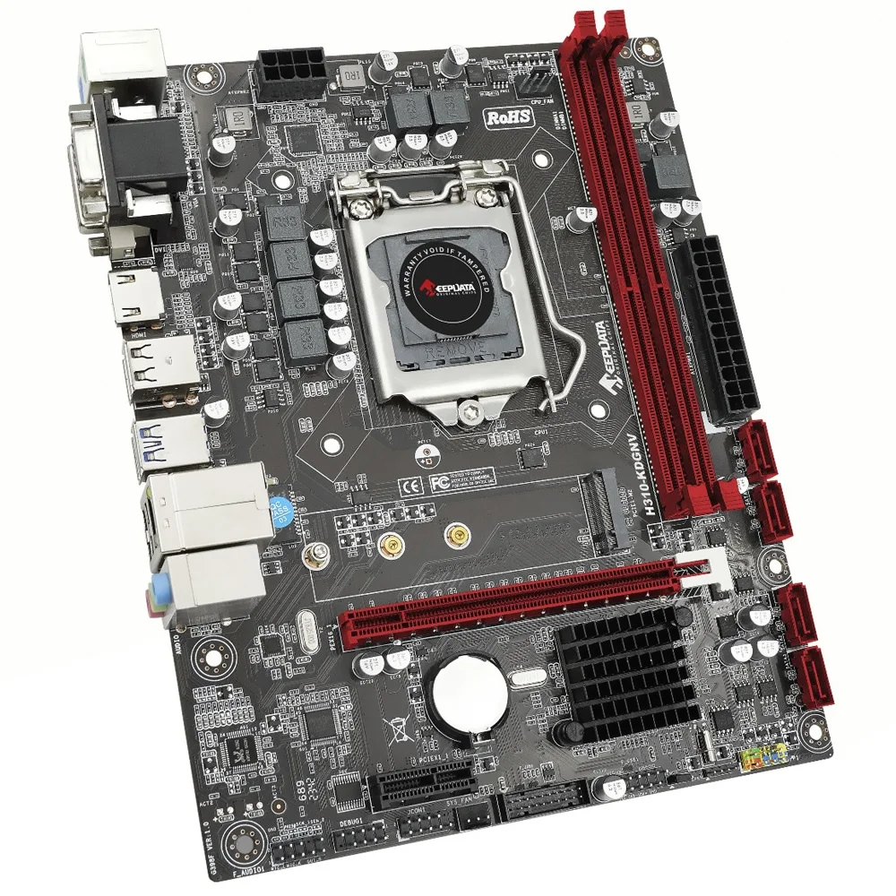 Placa Mãe 1151p Keepdata H310-kdgnv M.2 Ddr4 HDMI Vga Giga 5