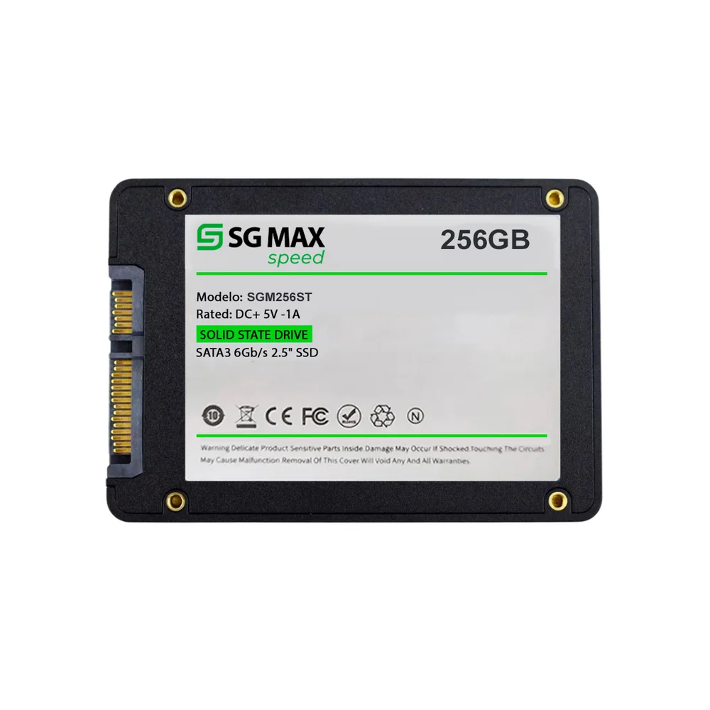 Imagem 3 de 4 do produto Ssd 256gb 2.5 Sata 3 560mbs Leit 530mbs Grav SGM256ST SGMAX