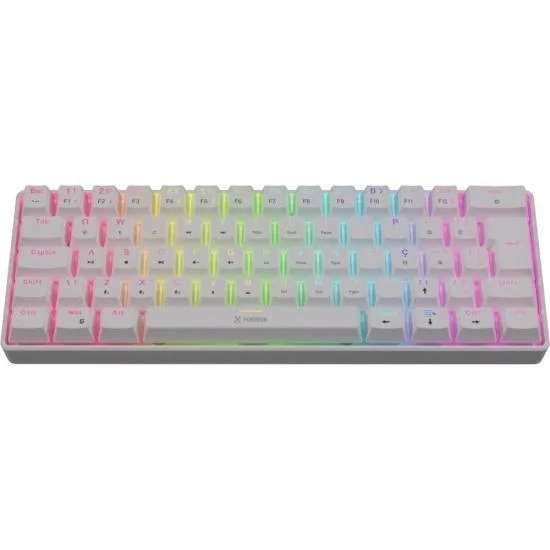 Teclado Mecânico Fortrek Gravity Air Compact Wireless Branco [f002]