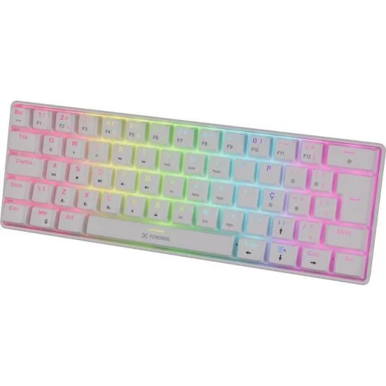 Teclado Mecânico Fortrek Gravity Air Compact Wireless Branco [f002]