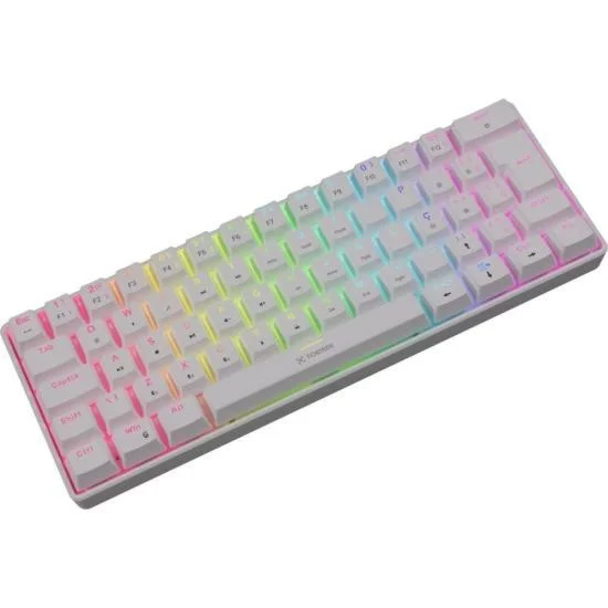 Teclado Mecânico Fortrek Gravity Air Compact Wireless Branco [f002]