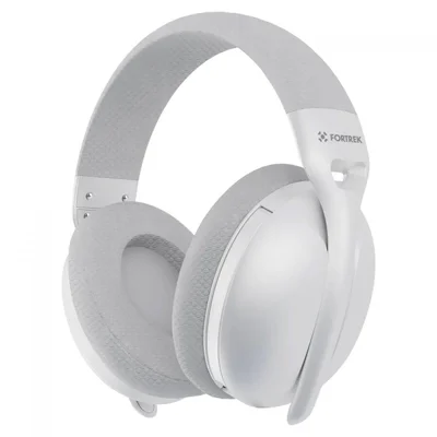 Headset Gamer Fortrek Wise Air, Wireless/bluetooth/usb, Drivers De 40mm, Com Microfone, Branco