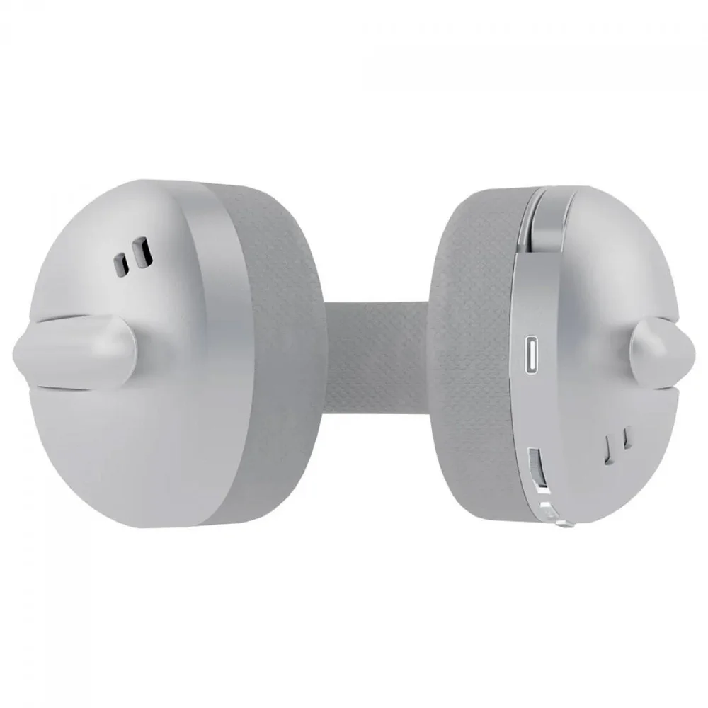 Imagem 3 de 5 do produto Headset Gamer Fortrek Wise Air, Wireless/bluetooth/usb, Drivers De 40mm, Com Microfone, Branco