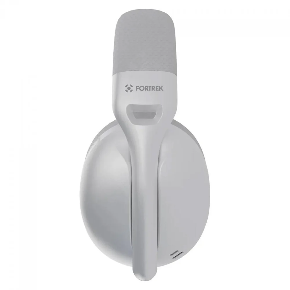 Imagem 5 de 5 do produto Headset Gamer Fortrek Wise Air, Wireless/bluetooth/usb, Drivers De 40mm, Com Microfone, Branco