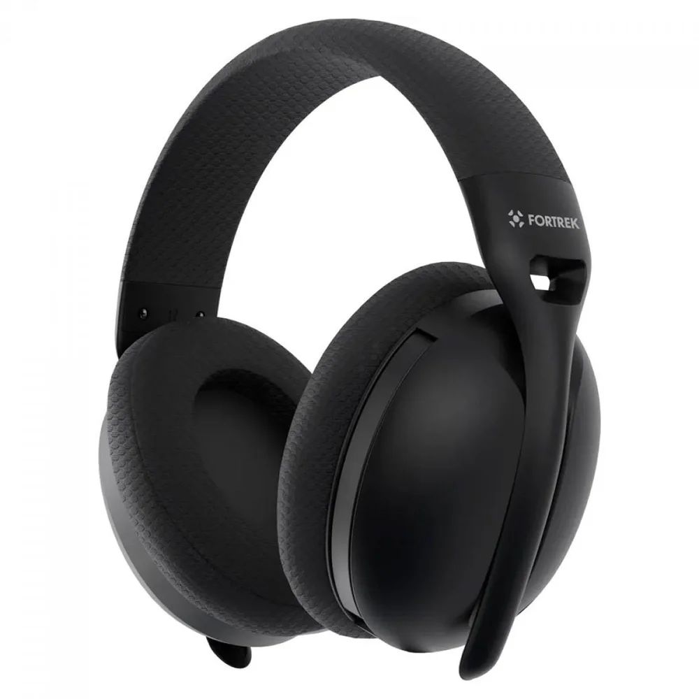 Headset Gamer Fortrek Wise Air, Wireless/bluetooth/usb, Drivers De 40mm, Com Microfone, Preto