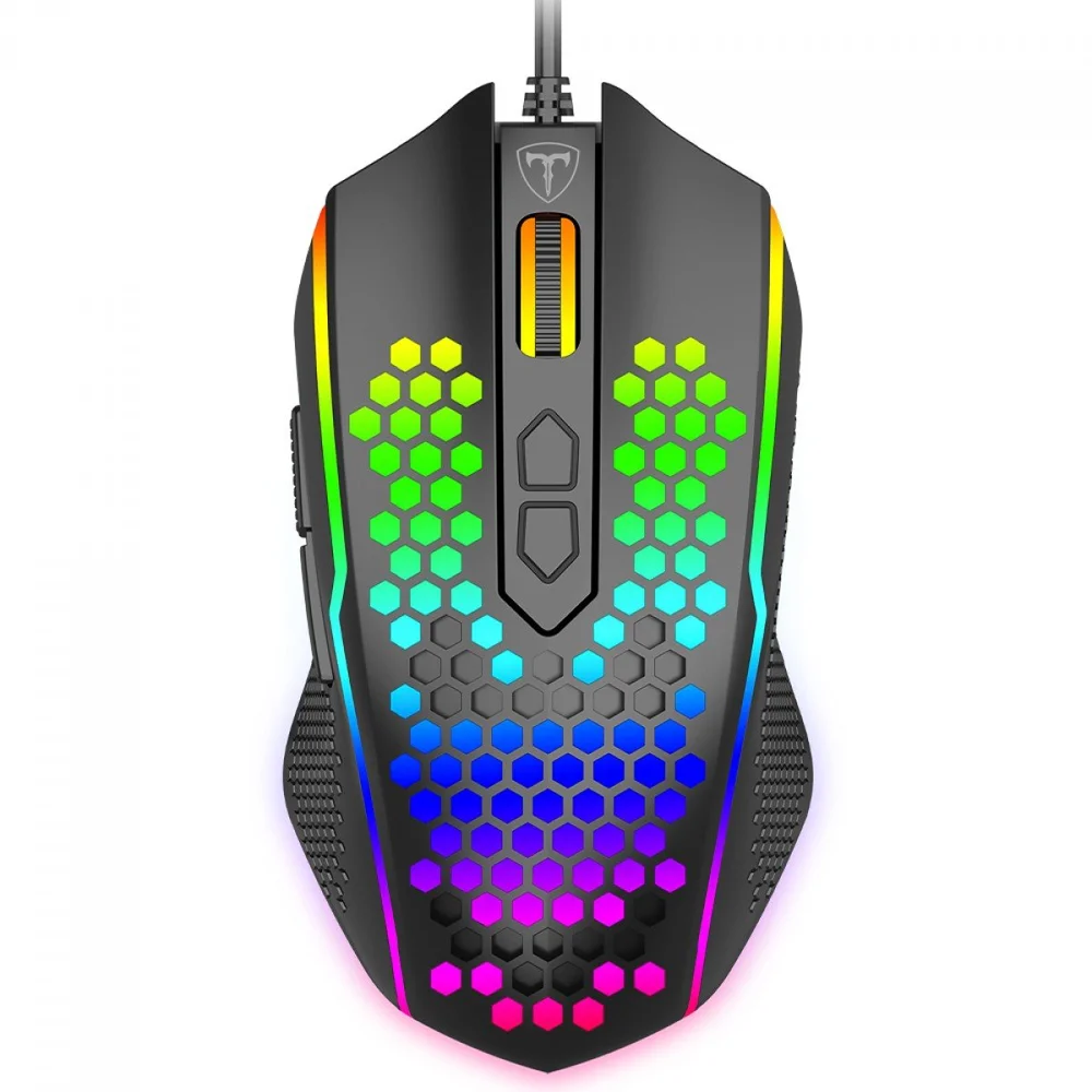 Imagem 3 de 5 do produto Mouse Gamer T-dagger Imperial V4, RGB, 10000 Dpi, 10 Botões, Preto, T-tgm310RGB V4