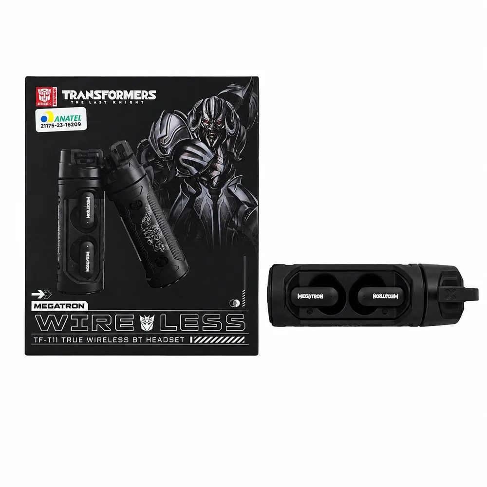 Imagem 3 de 5 do produto Fone Bluetooth Sem Fio TWS TF-T11 Bumblebee Transformers preto 5.4