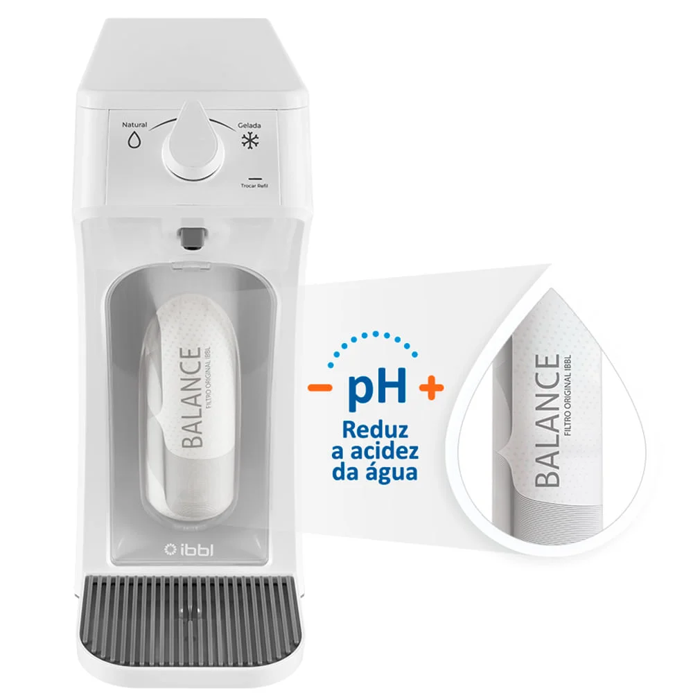 Imagem 3 de 4 do produto Purificador De Água Ibbl Novo E-due Equilibrium Branco Bivolt A04013001