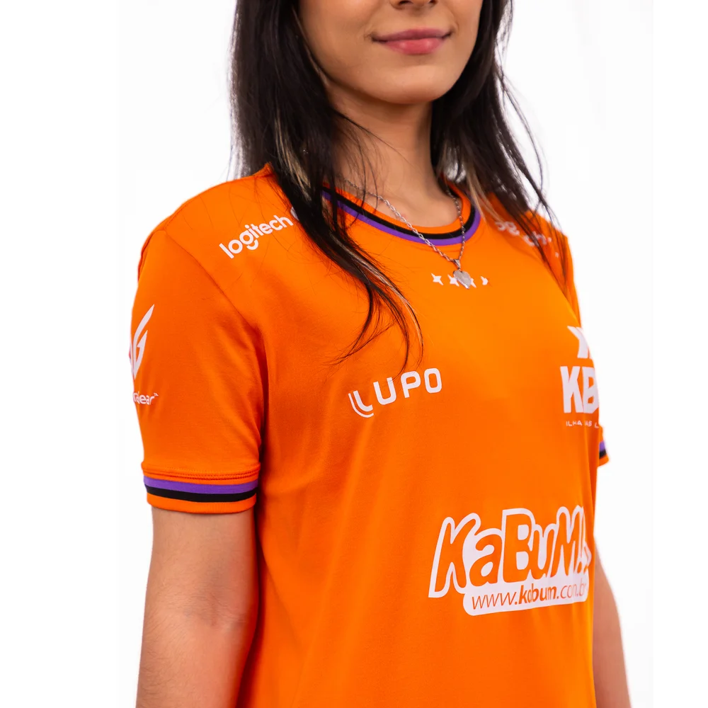 Imagem 4 de 5 do produto Lupo Camisa KaBuM! IDL Oficial 2025, Tamanho M - Laranja