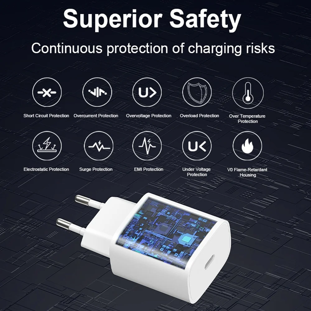Imagem 3 de 5 do produto Carregador Usb C Huntkey M20 Máx. 20w Branco