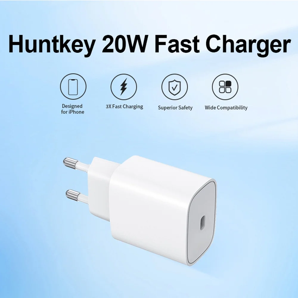 Imagem 4 de 5 do produto Carregador Usb C Huntkey M20 Máx. 20w Branco