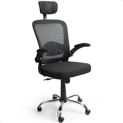 Cadeira De Escritorio Presidente Giratória Ergonômica Mesh