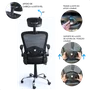 Cadeira De Escritorio Presidente Giratória Ergonômica Mesh