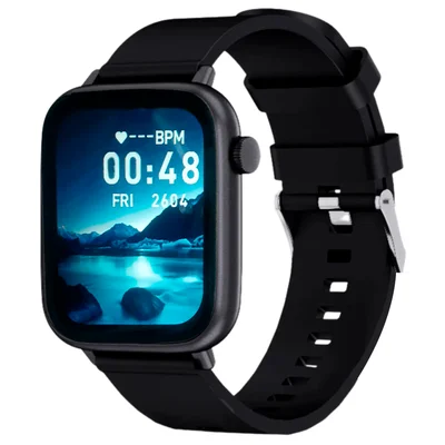 Relógio Smartwatch X12 Prova Dágua 1.83" Chamadas Batimentos Cor:preto