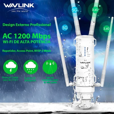 Roteador Wi-fi 5 Wavlink Ac1200 Mesh Dual-band Externo — foto 5