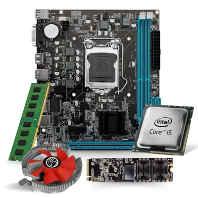 Kit Upgrade  Pl Mãe H110 + Proc. i5 8500 + Mem. 16gb Ddr4 + Cooler + M.2 256gb