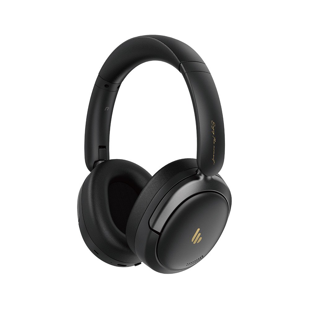 Fone Bluetooth com Cancelamento de Ruído, Bateria 45h, Hi-Res, Dobrável e USB-C - Edifier Atom Max Preto