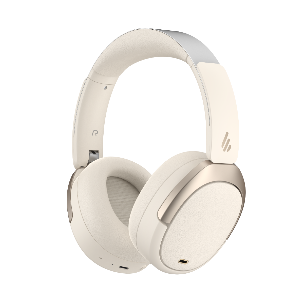 Fone W80 EDIFIER - Bateria 65h, Cancelamento de ruído Hi-Res, Bluetooth 5.4 e LDAC - Branco