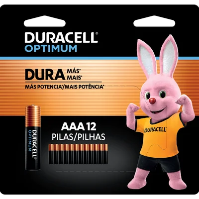 Pilha Optimum Aaa Duracell Com 12 Unidades