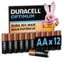 Pilha Optimum Aa Pequena Duracell Com 12 Unidades
